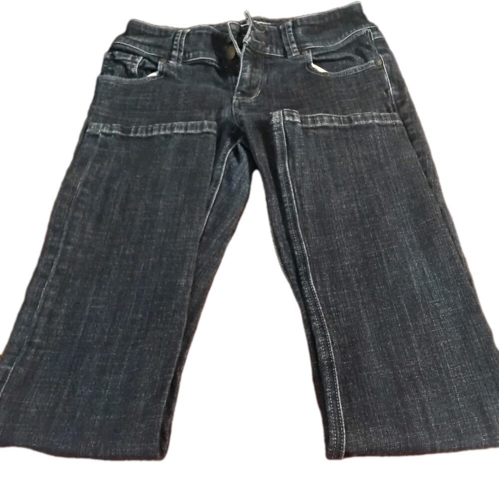 CAbi Dark Blue Flare Jeans- size 4